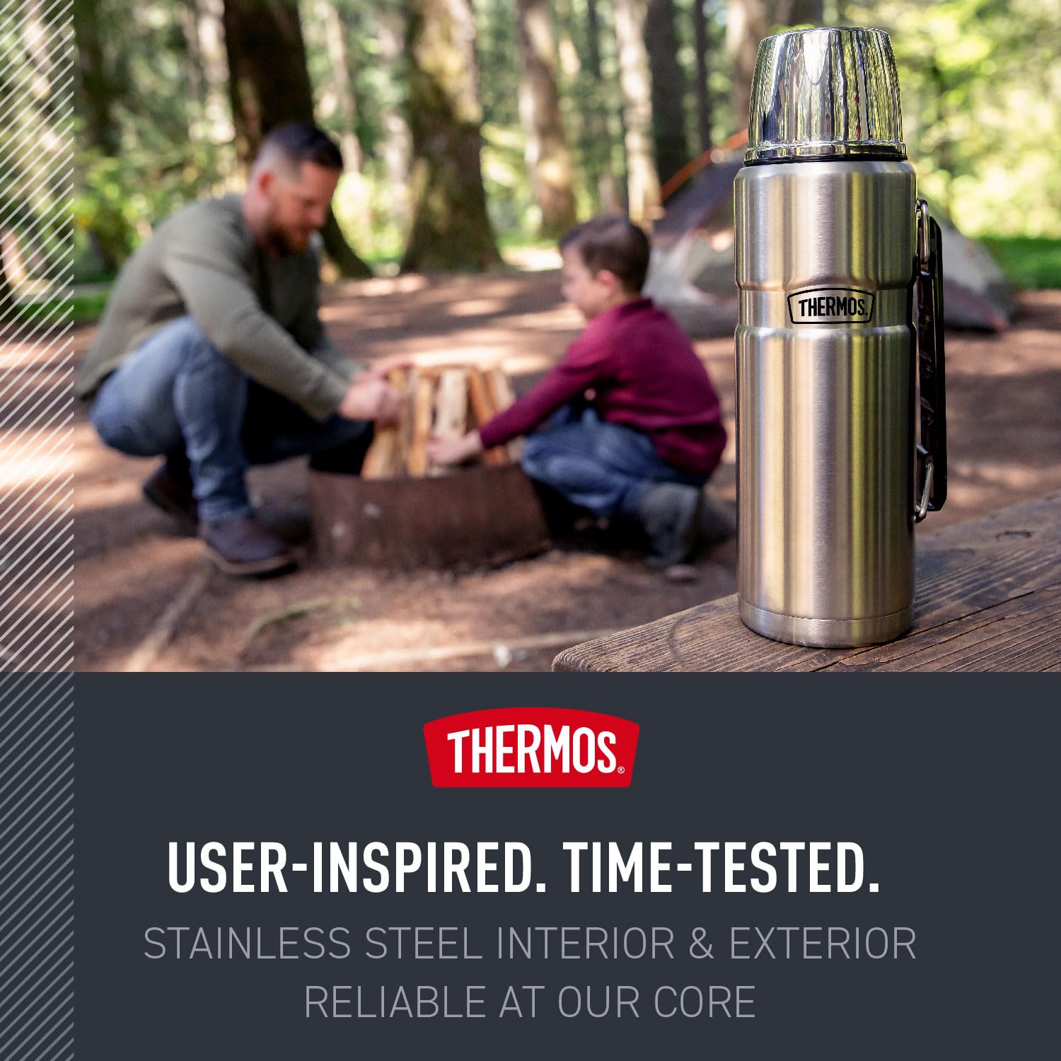 Amazon.co.jp: THERMOS(サーモス) ステンレスキング 真空断熱飲料